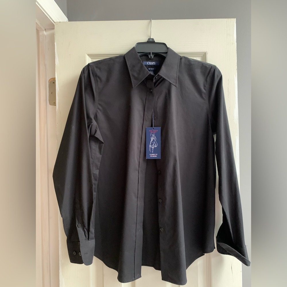 Black No Iron Dress Shirt